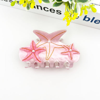 SSR Acetate Pearl Small Starfish Claw Clip