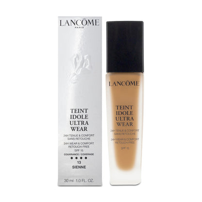 Lancome Teint Idole Ultra Wear Foundation 13 Sienne SPF15 30ml (Blemished Box)