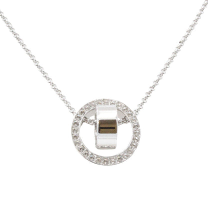 Swarovski Hollow Collection Silver Circular Pendant Necklace