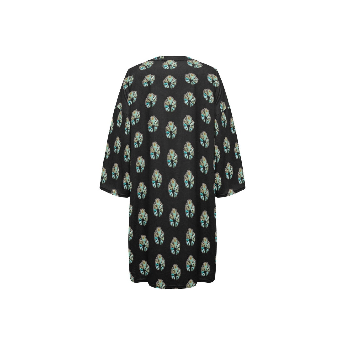 Baha Ranch Turquoise Naja Oversized Sleep Shirt