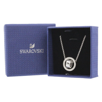 Swarovski Hollow Collection Silver Circular Pendant Necklace