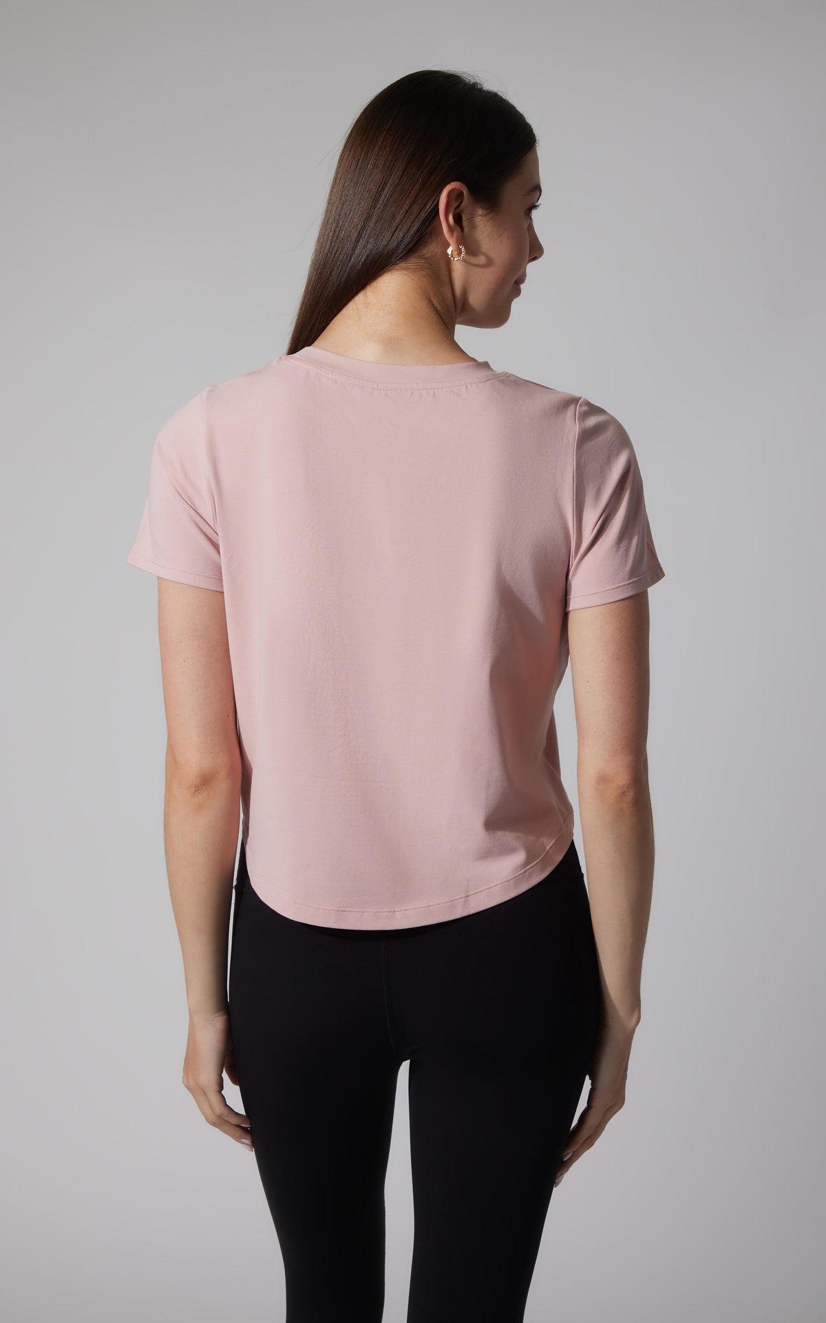 90 Degree by Reflex 2 PK Airlite Cotton Boxy Cropped Short Sleeve Tee