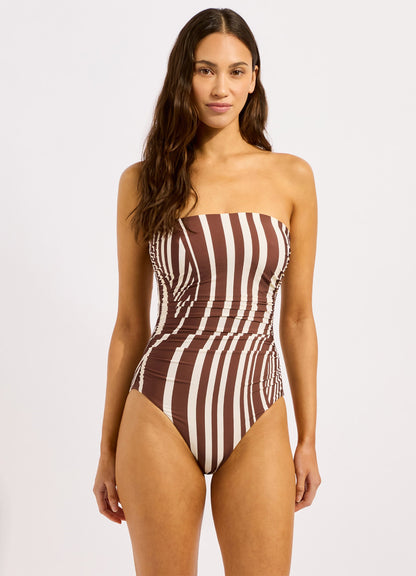 Coastline DD Bandeau One Piece Swimsuit