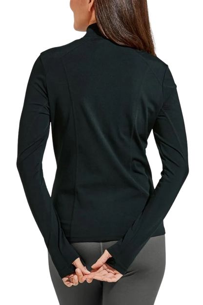 Coolibar Malawi Swim Jacket UPF 50+ - Black