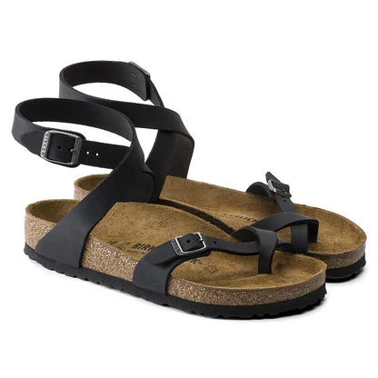 Birkenstock Yara Oiled Leather Black