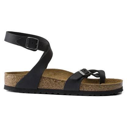Birkenstock Yara Oiled Leather Black