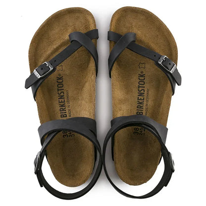 Birkenstock Yara Oiled Leather Black