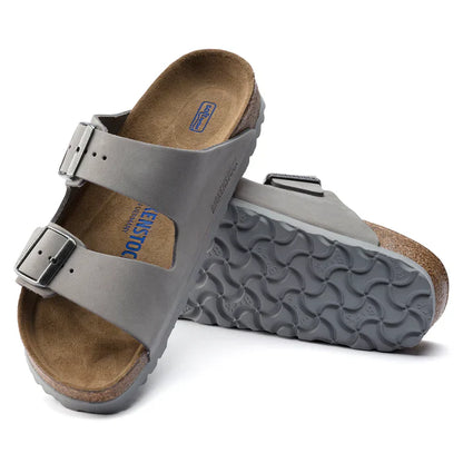 Birkenstock Arizona Birkibuc Nubuck Dove Gray