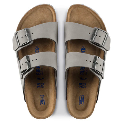 Birkenstock Arizona Birkibuc Nubuck Dove Gray