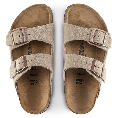 Birkenstock Arizona Kids Suede Leather Taupe