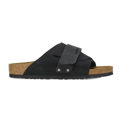 Birkenstock Kyoto Nubuck/Suede Leather Black
