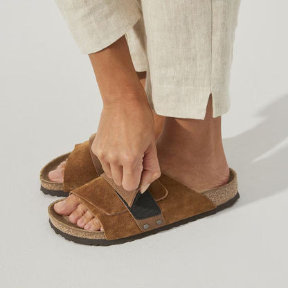 Birkenstock Kyoto Nubuck/Suede Leather Mink