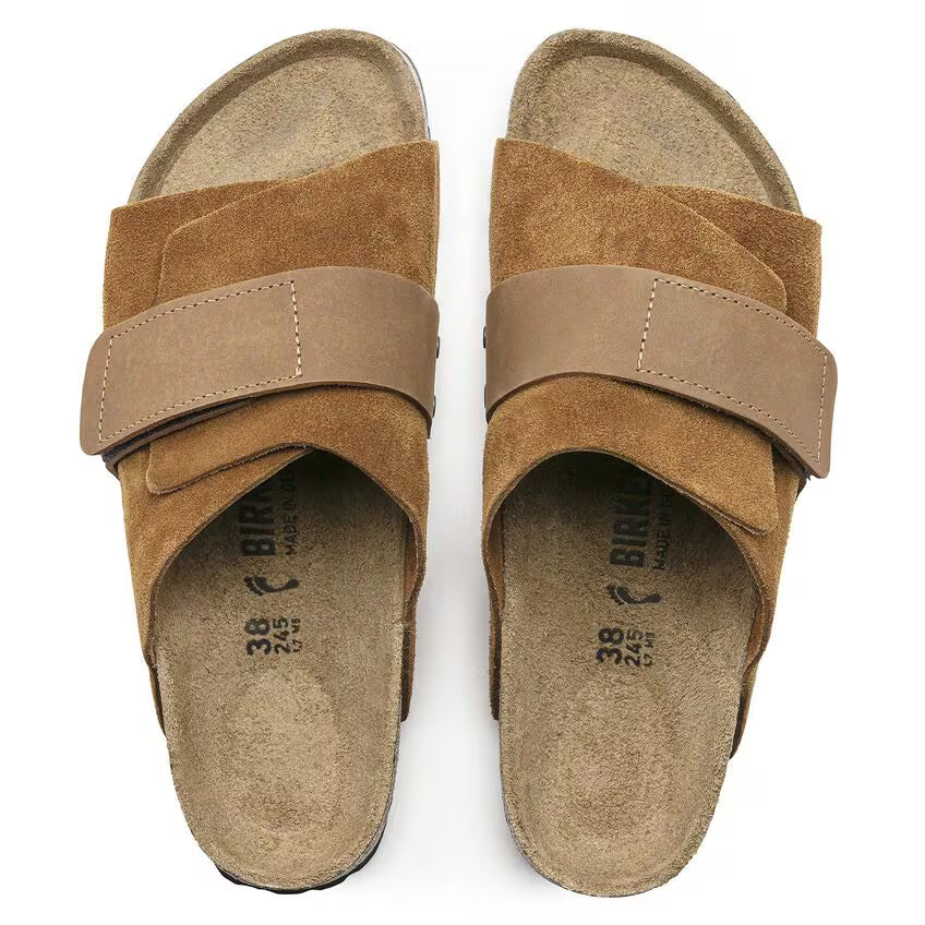 Birkenstock Kyoto Nubuck/Suede Leather Mink