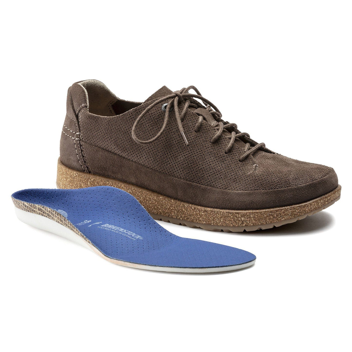 Birkenstock Honneff Light Suede Leather Gray Taupe