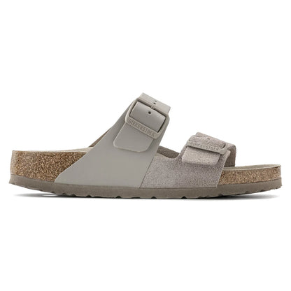 Birkenstock Arizona Split Natural Leather/Suede Grey Taupe Sandals