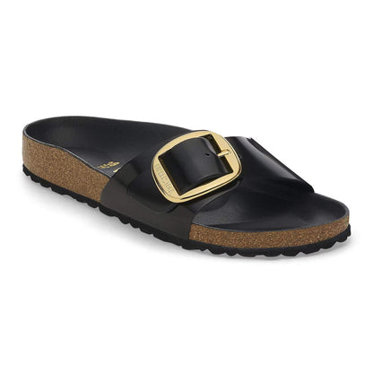 Birkenstock Unisex Madrid Big Buckle High-Shine Black