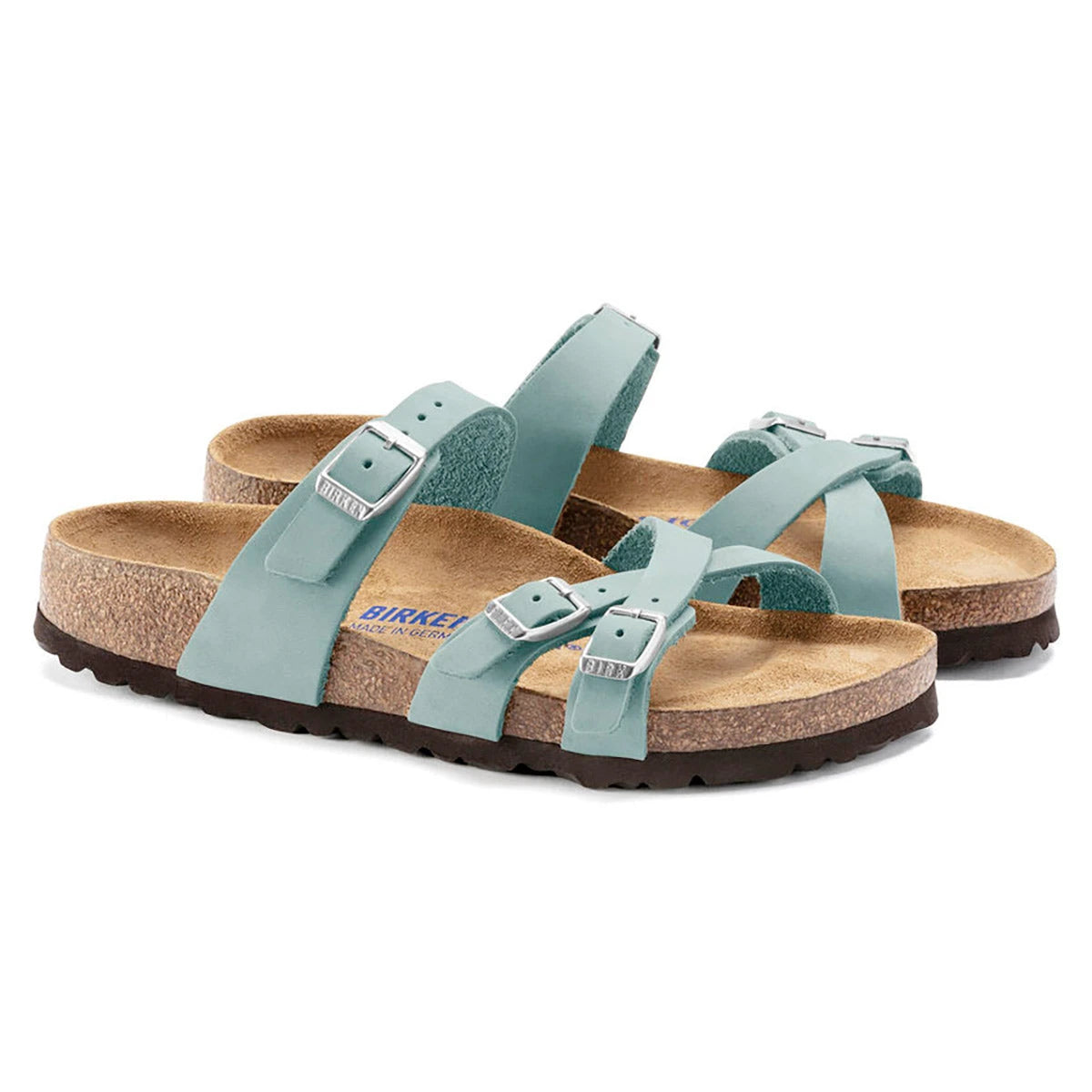 Birkenstock Women's Franca Soft Footbed Nubuck Sandals