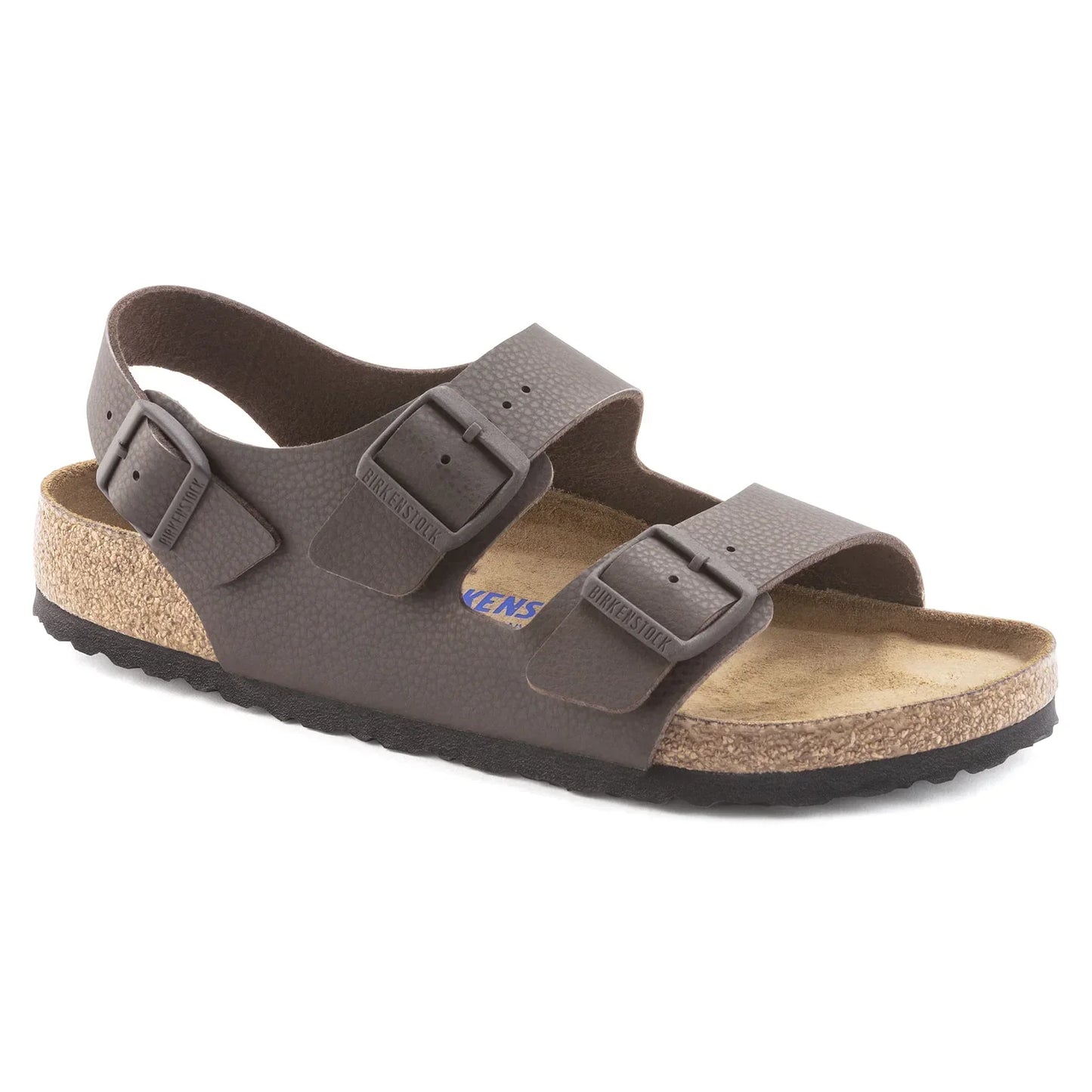Birkenstock Unisex Milano Soft Footbed Birko-Flor Chocolate