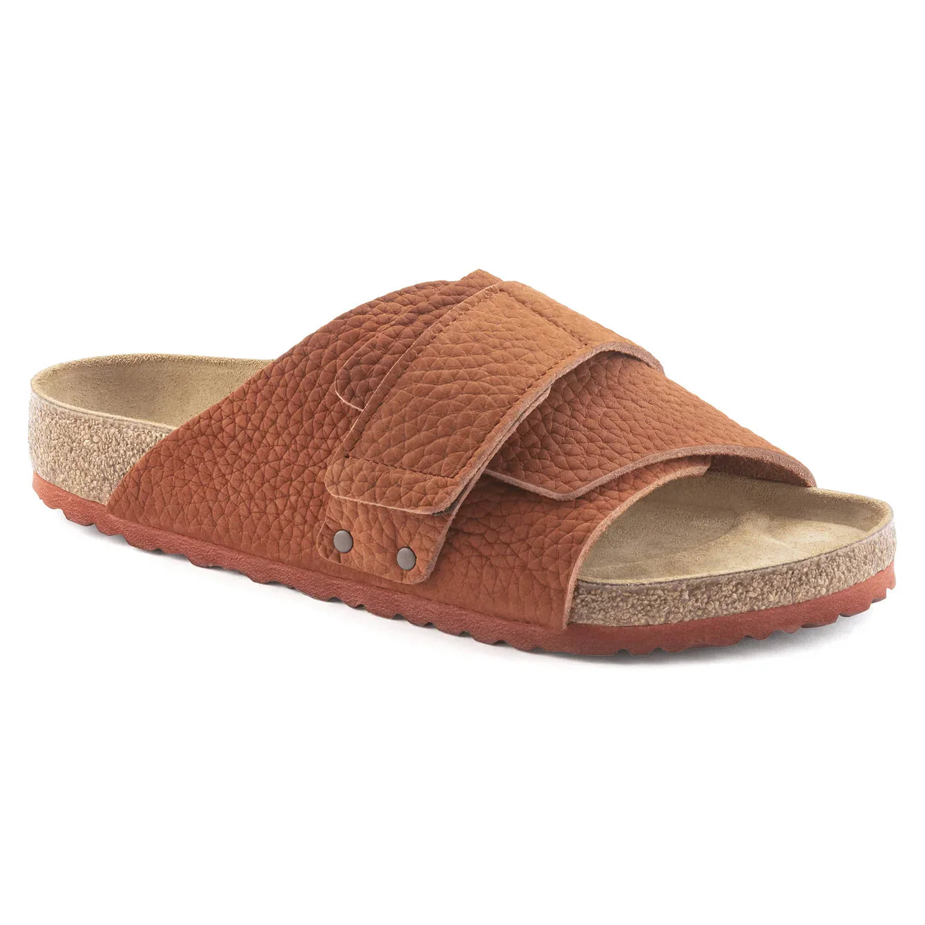 Birkenstock Unisex Kyoto Nubuck Leather Desert Buck Burnt Clay