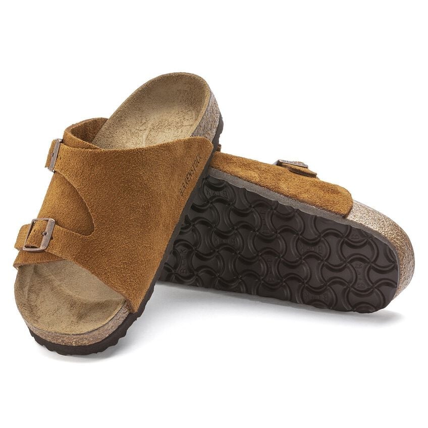 Birkenstock Unisex Zurich Bs Suede Leather Mink