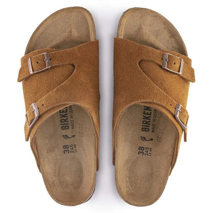 Birkenstock Unisex Zurich Suede Leather Mink