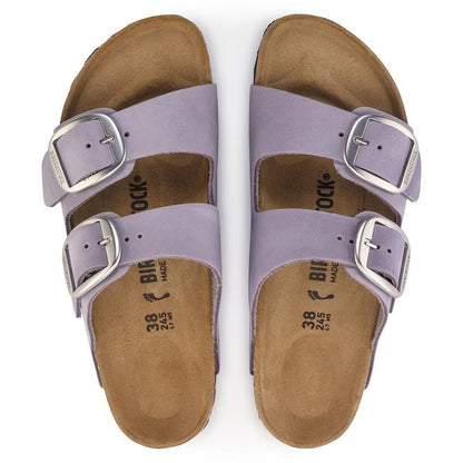 Birkenstock Arizona Big Buckle Nubuck Leather Purple Fog