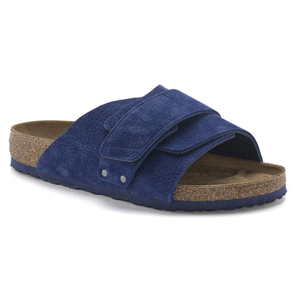 Birkenstock Unisex Kyoto Nubuck Leather Desert Buck Indigo Blue