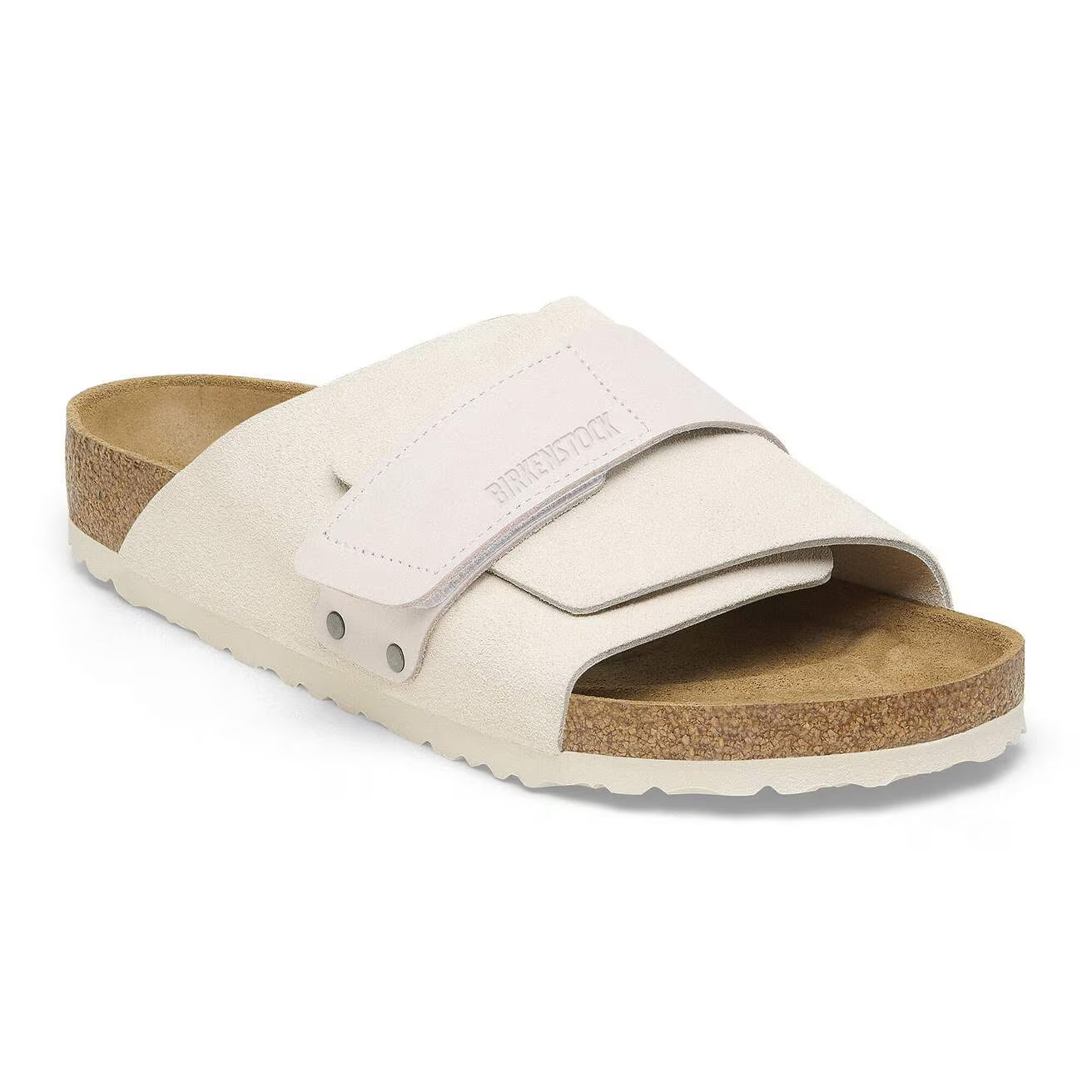 Birkenstock Unisex Kyoto Nubuck Leather Antique White