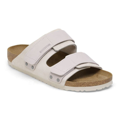 Birkenstock Unisex Uji Nubuck Leather Antique White
