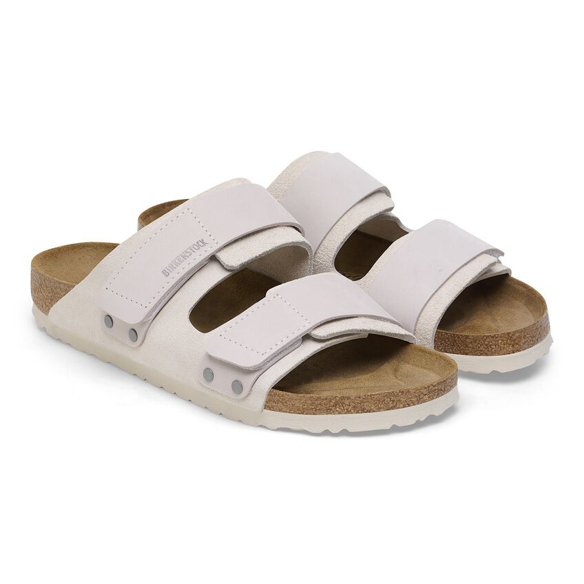 Birkenstock Unisex Uji Nubuck Leather Antique White