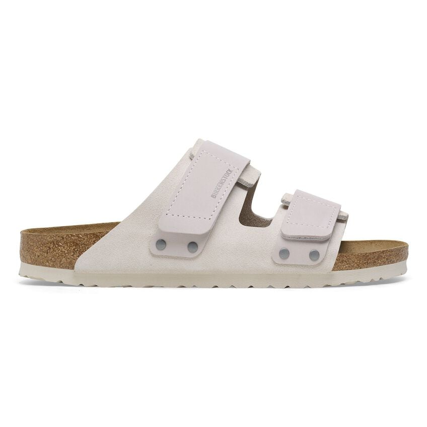 Birkenstock Unisex Uji Nubuck Leather Antique White