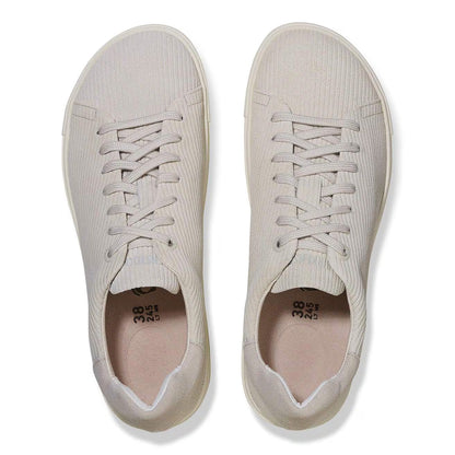 Birkenstock Unisex Bend Low Suede Embossed Corduroy Antique White