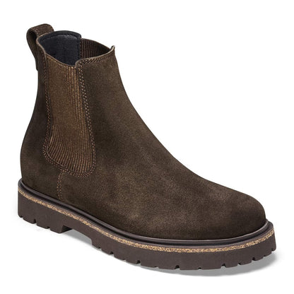 Birkenstock Unisex Highwood Slip On Suede Leather Mocha