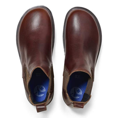 Birkenstock Unisex Highwood Slip On Natural Leather Chocolate