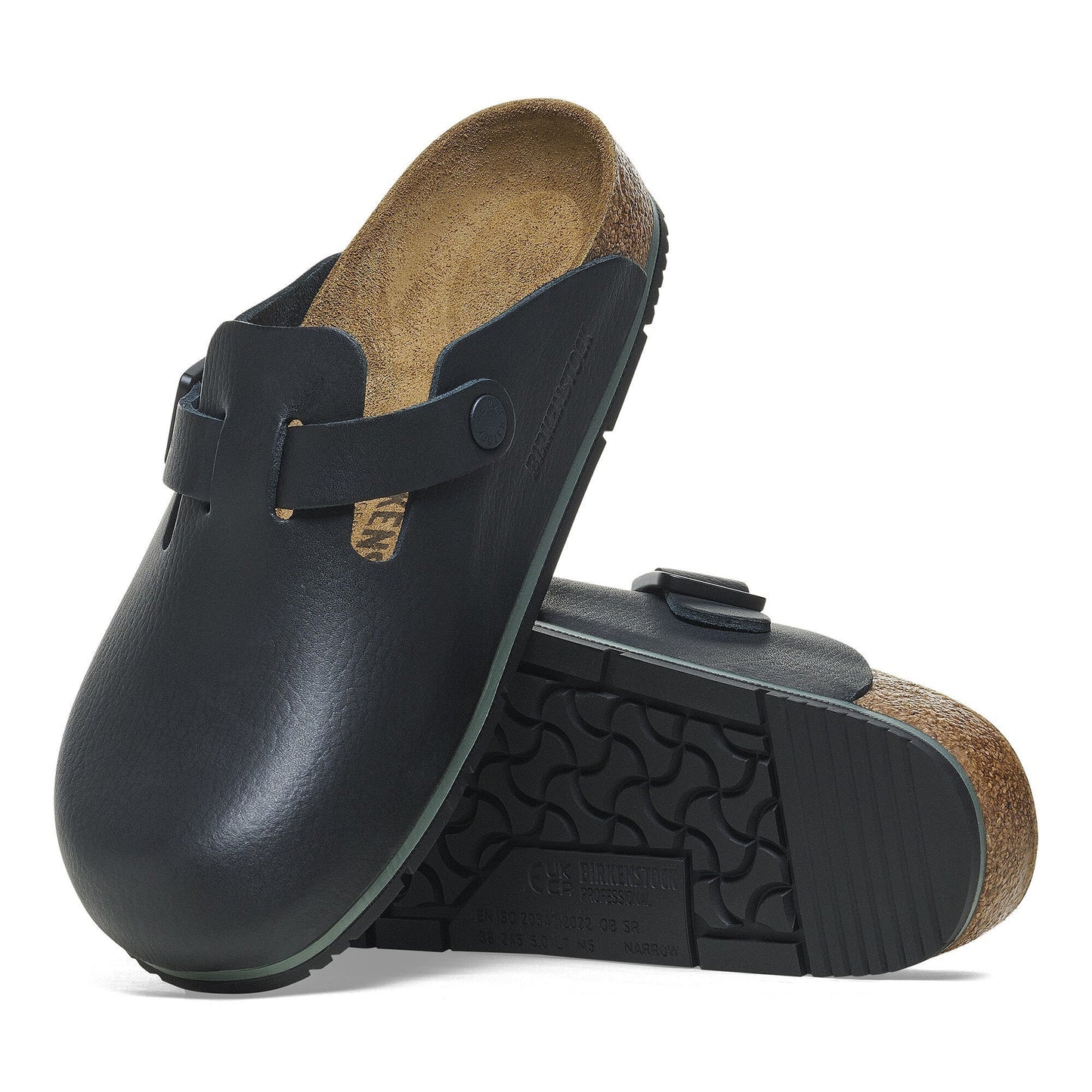 Birkenstock Boston Pro Leather 'Narrow Fit' Clogs