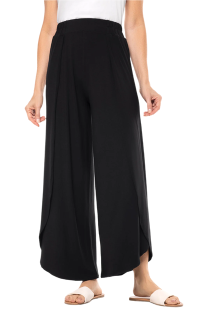 Coolibar Women's Lynsu Wide Leg Pants UPF 50+ - Black