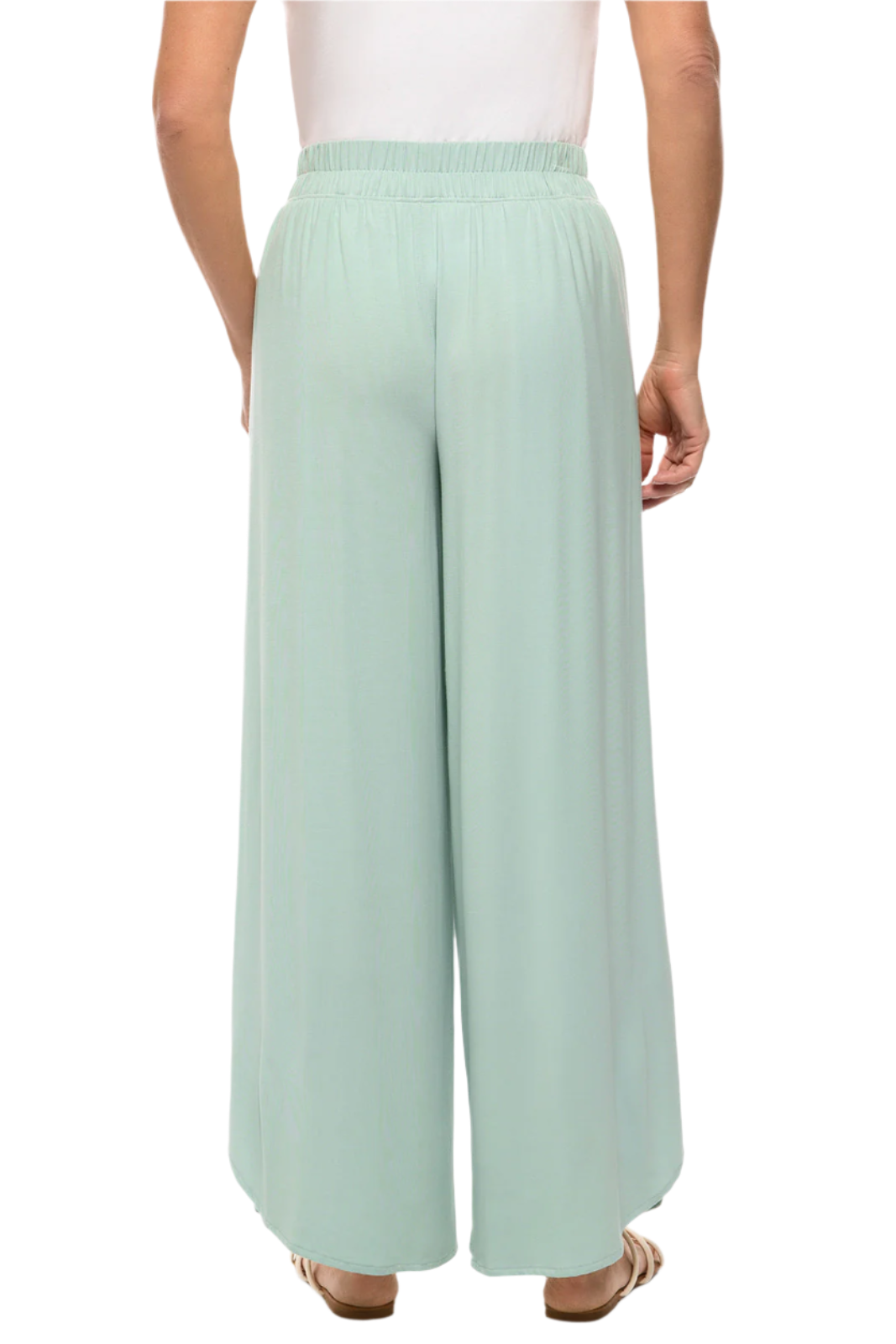 Coolibar Women's Lynsu Wide Leg Pants UPF 50+ - Misty Aqua - FINAL SALE
