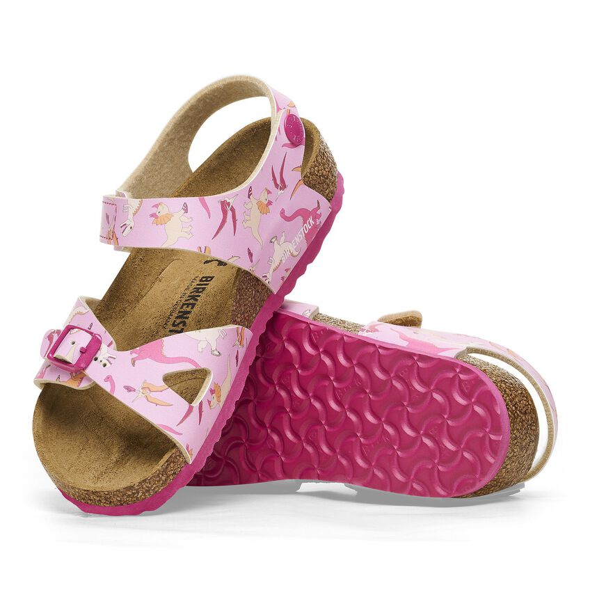 Birkenstock Colorado Kids Birko-Flor Best Friends Dino Light Rose