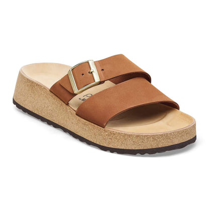 Birkenstock Unisex Almina Nubuk Leather Pecan