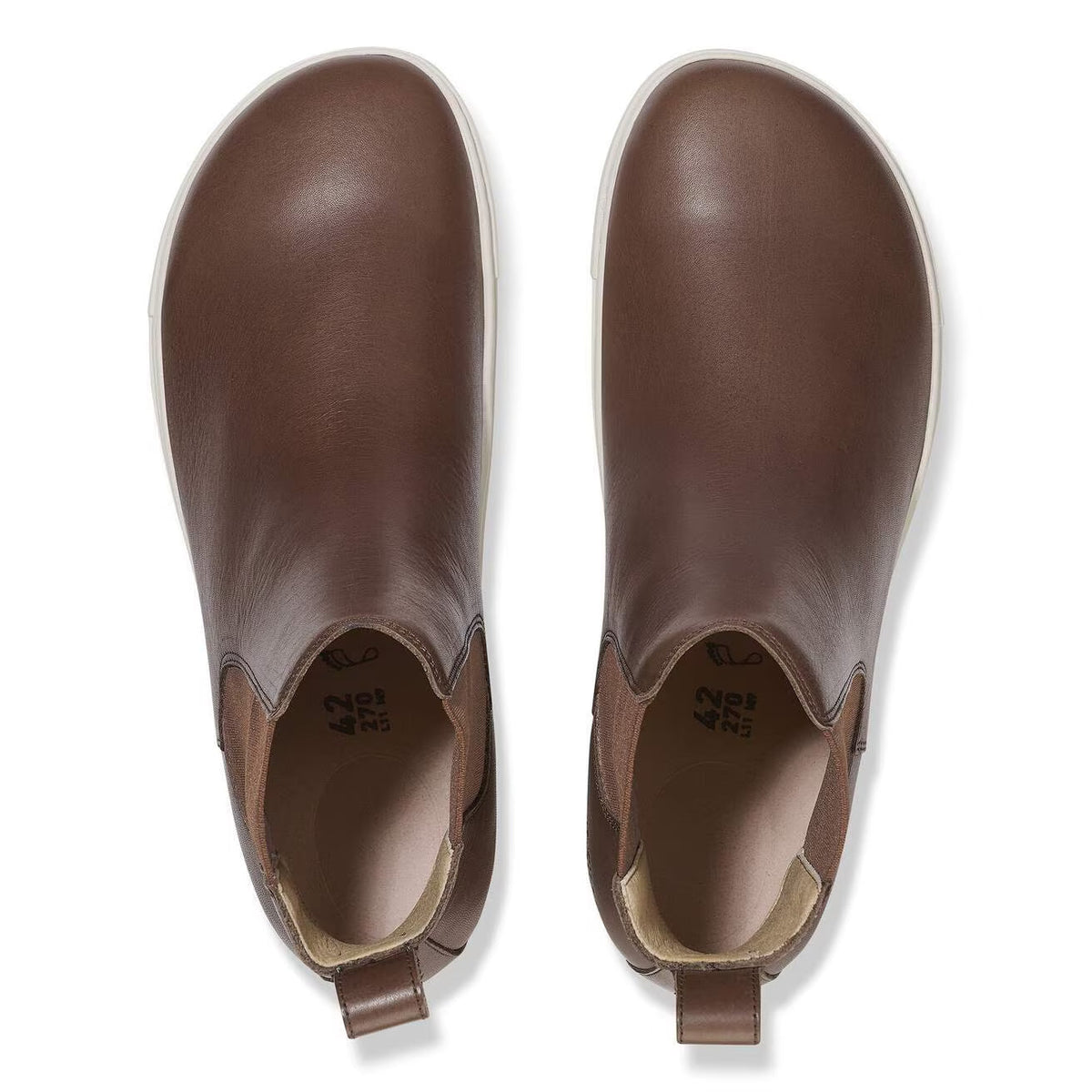 Birkenstock Unisex Bend Chelsea Natural Leather Cognac