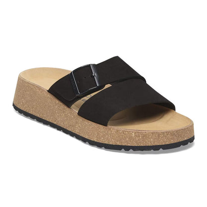 Birkenstock Unisex Almina Nubuck Leather Black