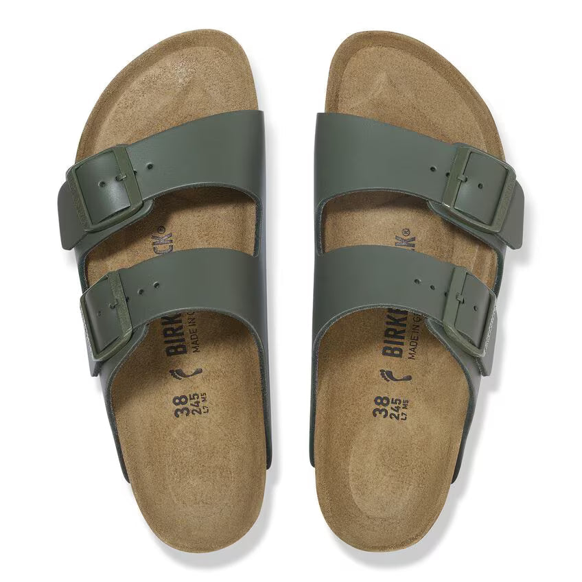 Birkenstock Unisex Arizona Natural Leather Thyme