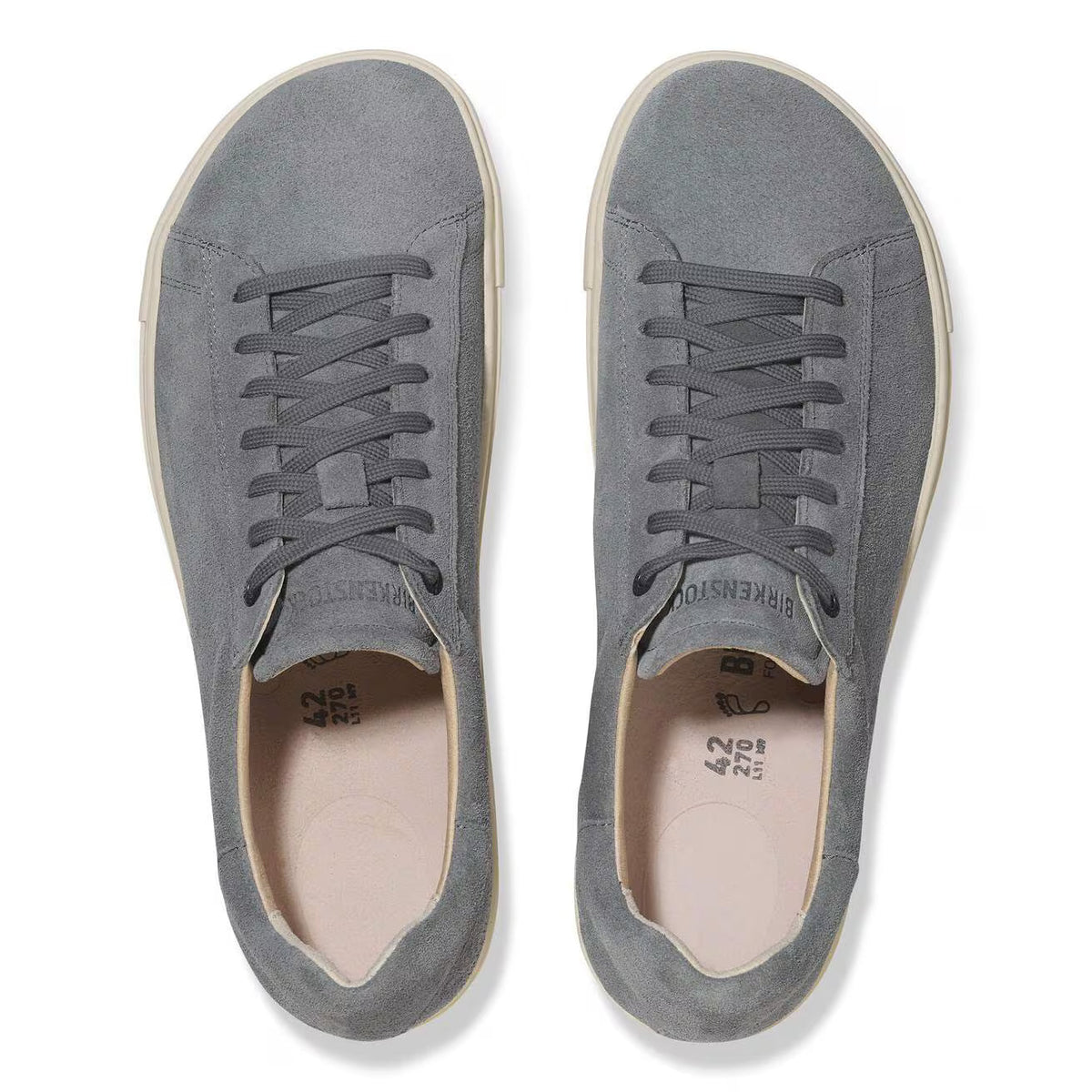 Birkenstock Unisex Bend Low Suede Leather Basalt Gray