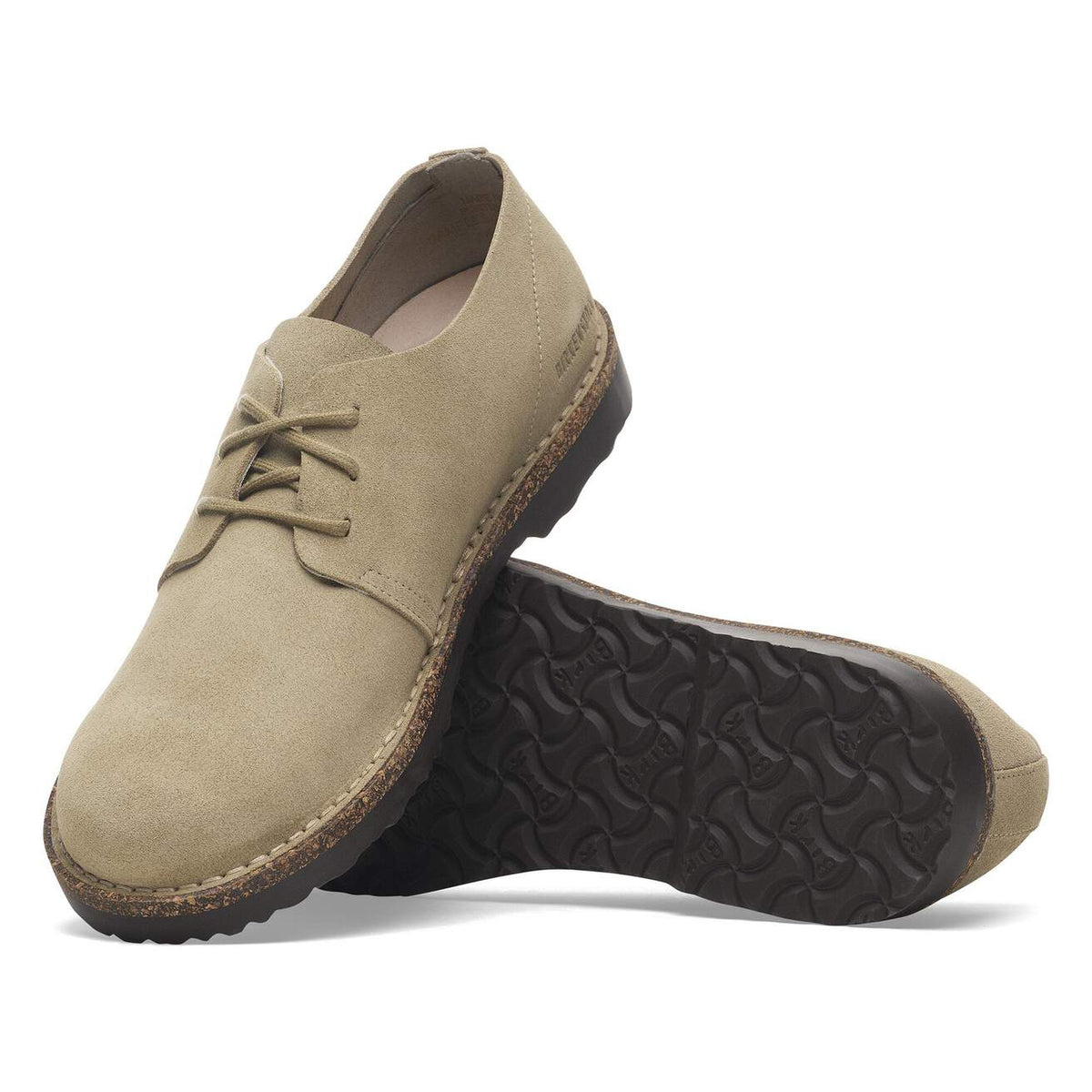 Birkenstock Unisex Uppsala Low Suede Leather Faded Khaki