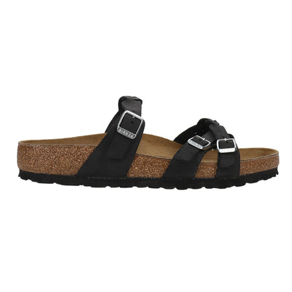 Birkenstock Franca Braided Natural Leather Oiled Sandals