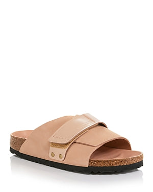 Birkenstock Arizona Big Buckle Natural Leather Patent High-Shine Sandals