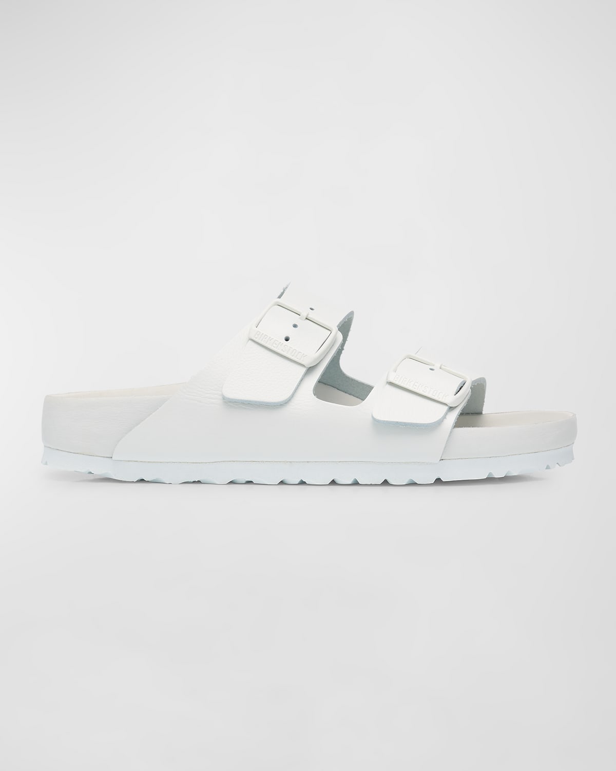 Birkenstock Arizona Exquisite Leather Dual-Buckle Slide Sandals