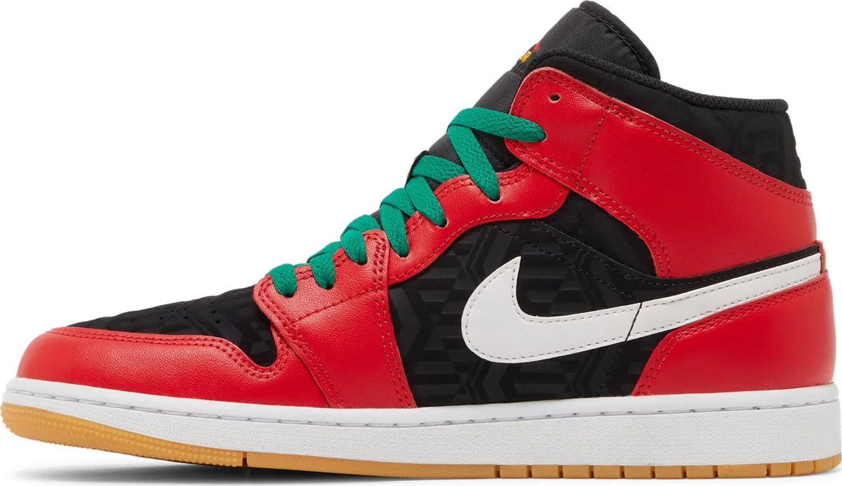 Air Jordan Men's Retro 1 Mid Se 'Christmas' Sneakers