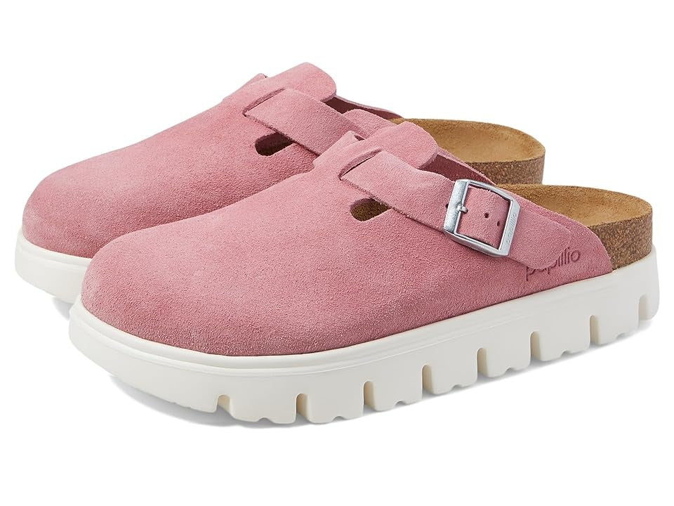 Birkenstock Boston Chunky Suede Leather Clogs