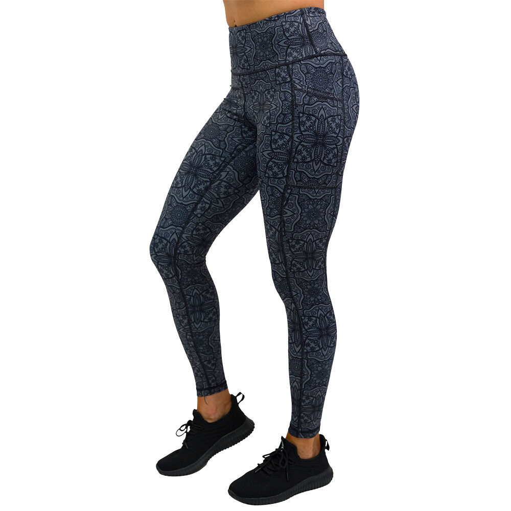 Constantly Varied Gear Zentangle Leggings